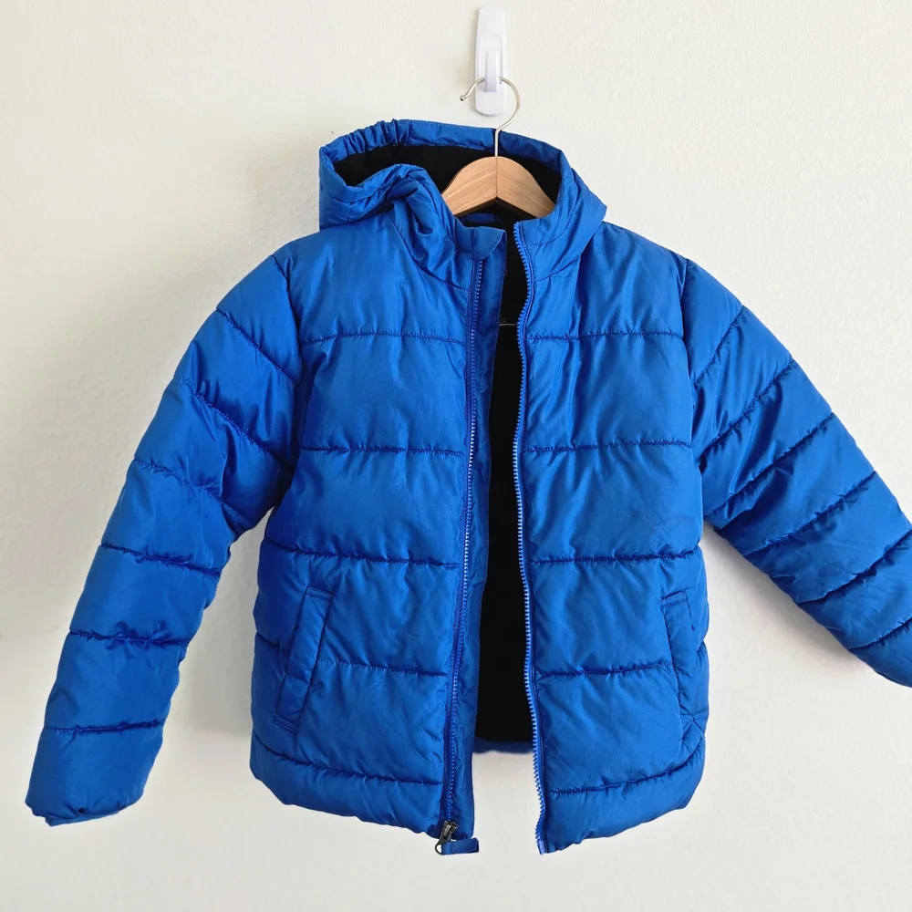 Kids Blue Puffer Jacket